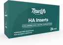 NewLife Naturals Hyaluronic Acid Vaginal Suppositories for kvinner, Vaginal Moisturizer, Tørrhet Irritation Diskomfort, Postpartum, Menopause Relief & Support, 24 Innskudd, 2 måneders forsyning