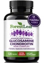 Glucosamine Chondroitin MSM Complex Supplement - Tredobbelt styrke 1200 mg felles støtte Supplement for kvinner og menn med gurkemeie, hyaluronsyre og bromelain for muskelfleksibilitet - 120 Caps