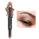 ZUK 2-i-1 Cready Eye Shadow Stick, Matte & Shimmer Eye Shadow, høy grisete øye Shadow Sticks, lang varig øye Shadow Highlighter Pencil, Glitter Eye Shadow Crayon for kvinner, Cruelty-Free og Vegan