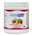 KALA Helse MSMPure Frukt Punch Flavored Coarse MSM Powder Flakes - organisk svovel for felles fleksibilitet, hud utseende og hår & negle støtte - 1 lb, USA laget, destillert krystaller
