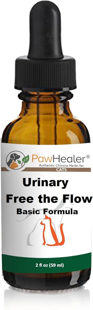 Bladder steiner / krystaler: Urinfri Strømmen: Grunnleggende formel - Herbal flytende urter for katter og små hunder - 2 fl oz (59 ml) - Kjøp mer Spar mer (1 flaske)