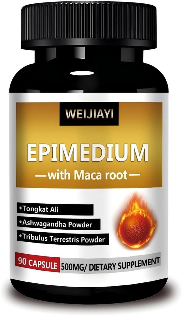 Epimedium kan forbedre mannlig seksuell funksjon - Super Epimedium, som inneholder 500 milligram per servering, kombinert med ekstrakter fra Dongge Ali, Sag Palm, Ginseng, og Black Maca Root,...