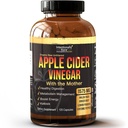Apple Cider Vinegar med morkapsler - ACV Kapsler med Ginger, sitron, Cayenne og Inulin - Keto Vennlig og Glutenfri for energi, immunitet og Gut helse - 120 Kapsler