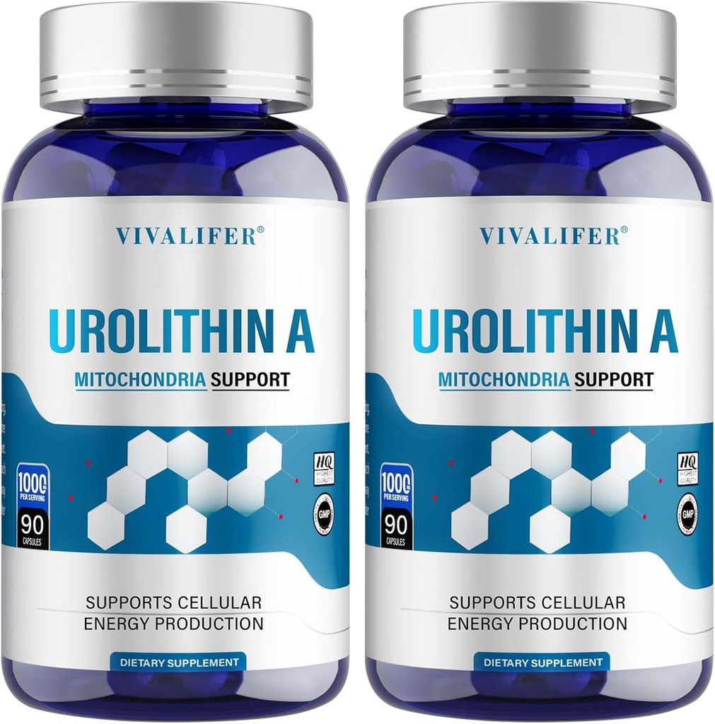 Urolithin Et supplement 1000 mg, 180 Softgels Kraftig antioksidant beskyttelse, fremme sunn aldring og mitokondriell helse og cellereparasjon støtte for menn og kvinner