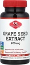 Olympiske Labs Grape frøekstrakt, 200 mg, 100 vegetariske kapsler