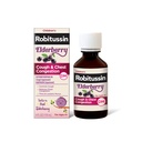 Robitussin Elderberry Cough + Chest Congestion DM Barne Cough medisin, bryst Congestion Relief og Cough Syrup - 4 Fl Oz