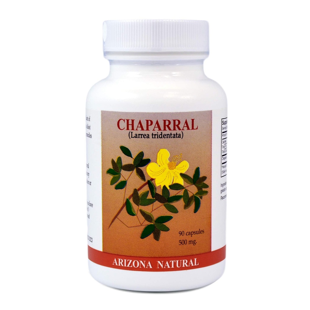 Chaparral (Larrea Tridentata) 500 mg, 90 kapsler