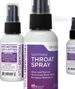 TriGuard Plus Throat Spray | Elderbær Ekstrakt, Oliven Leaf Ekstrakt og Colloidal Sølv Vann 3-i-1 Immunstøtte Throat Spray | Kraftig immunsystem Booster | Stor smak, 2oz, laget i USA