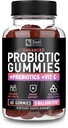 Probiotika Gummier for voksne og barn (60 greve | 5 milliarder CFU) w/Organic Berry Antioksidanter og vitamin C for immun støtte og digestion gummi- prebiotika og probiotika for kvinner Gummies