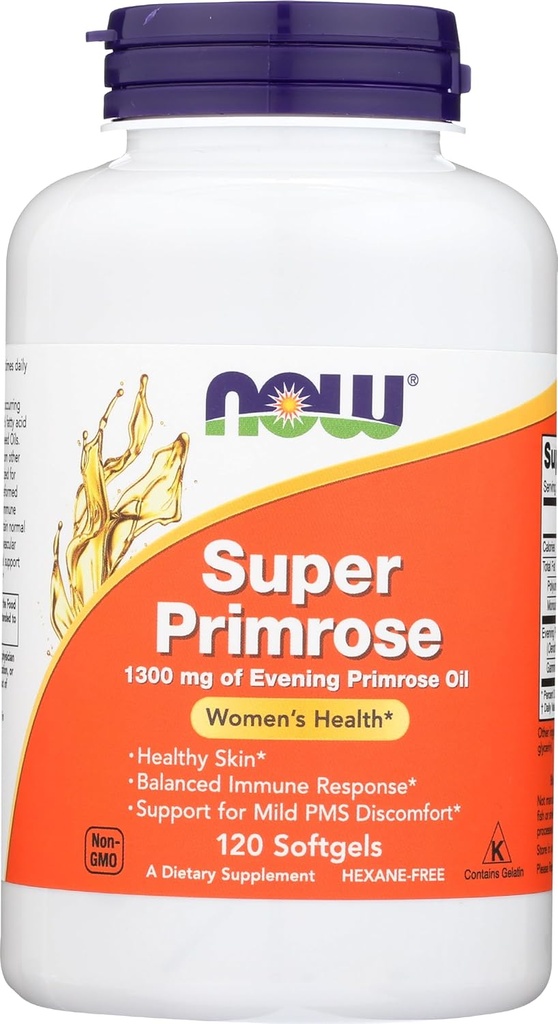 NÅ FOODS Super Primrose 1300mg Sg, 120 CT
