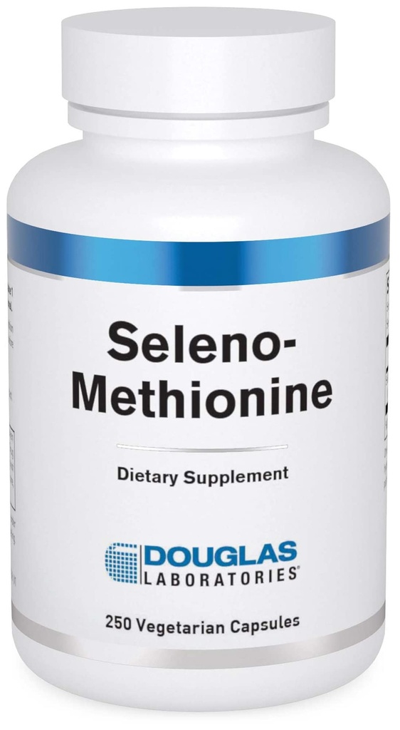 Douglas Laboratories Seleno-Metionin | 200 mcg. Biotilgjengelige Selenium | 250 kapsler