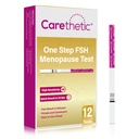 [12 Pack] Cartetic FSH Menopause Test Strips - Rask hjemme Menopause Stage Test Kit, høyfølsomhet FSH Detection