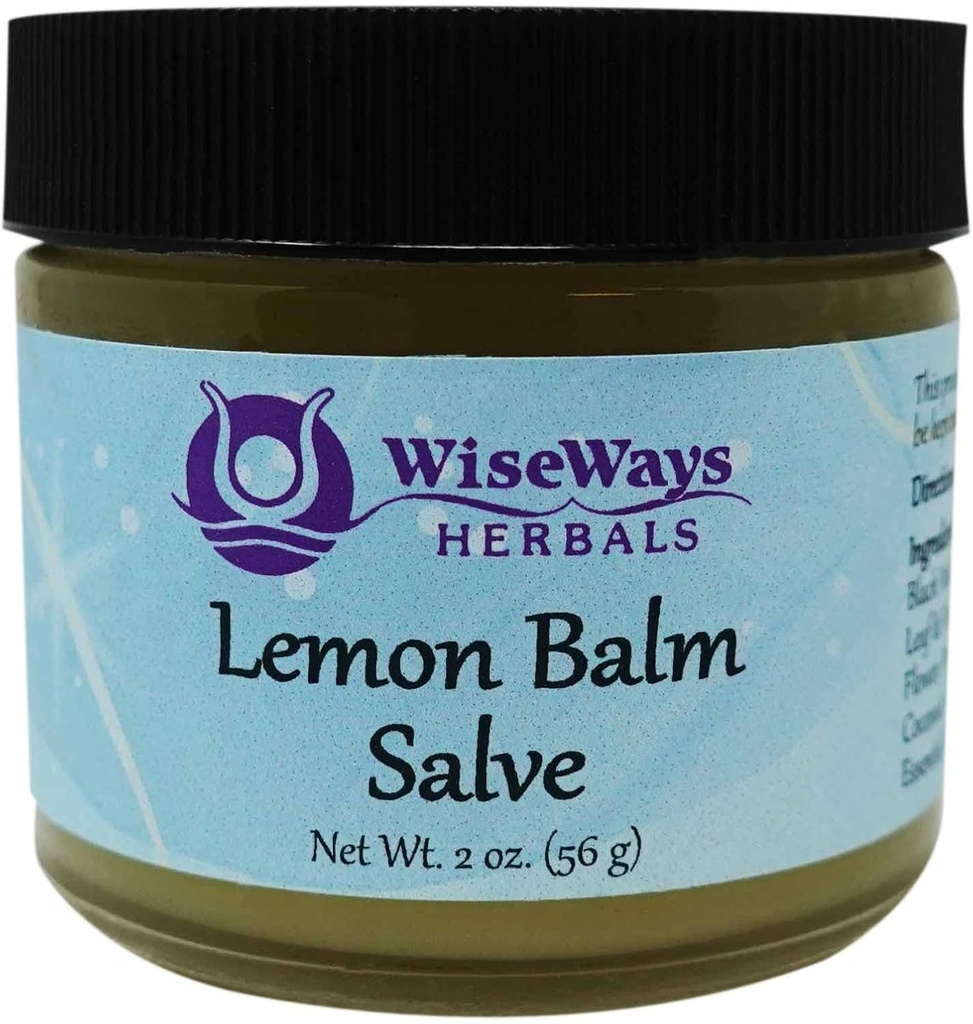 WiseWays Herbals: Salves for naturlig hudpleie, sitron Balm Salve 2 oz