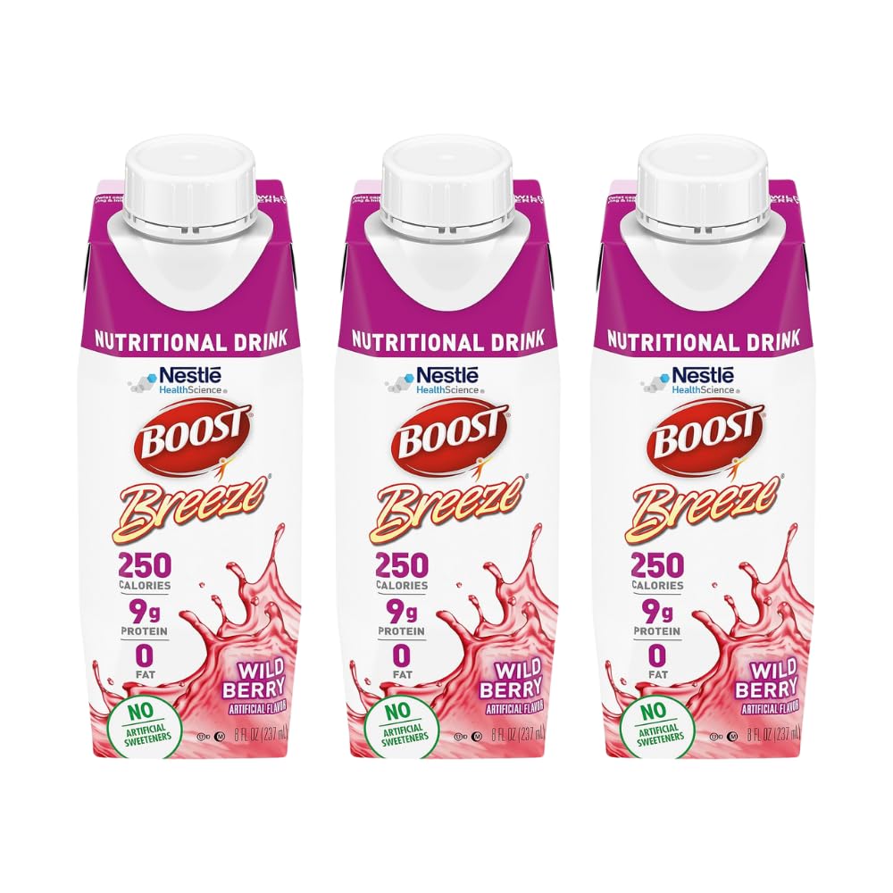 Boost Breeze ernæringsmessig drikke Wildberry, 8 Fl Oz (Pack of 3)