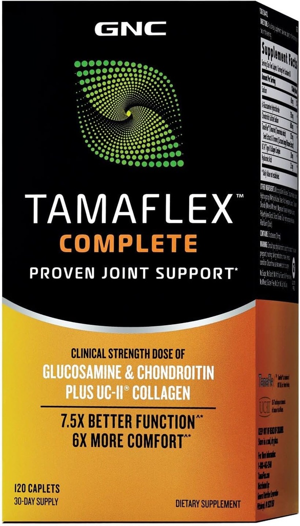 GNC Tamaflex Complete, gir felles støtte, 120 kapler
