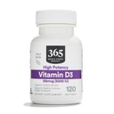 365 av hele matmarkedet, vitamin D3 Softgels, 5000 IU, 120 CT