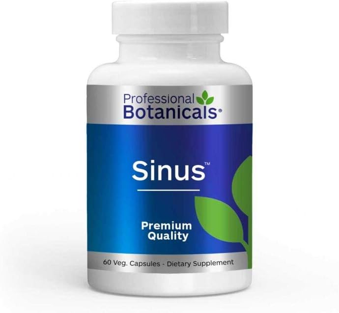Profesjonelle Botanicals Sinus – Naturlig Herbal Allergi Relief Supplement – 60 Vegetarisk Kapsel