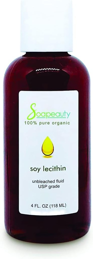 Soapeauty Lecithin Soja Ubleket flytende hud Håret Nagler Helse 4 OZ til 7 LBS (størrelse: 8 OZ)