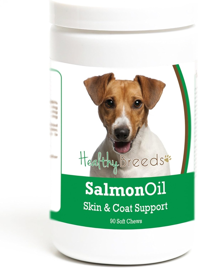 Helse Avler Jack Russell Terrier Salmonolje Mykt Chews 90 greve
