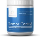 Simplesa Tremor Control, L-Arginine Alpha-Ketoglutarate Supplement, Inkluderer GABA, Ubiquinol og Niacin, 360g AAKG Powder Supplement, støtter Tremor Control, og muskel helse