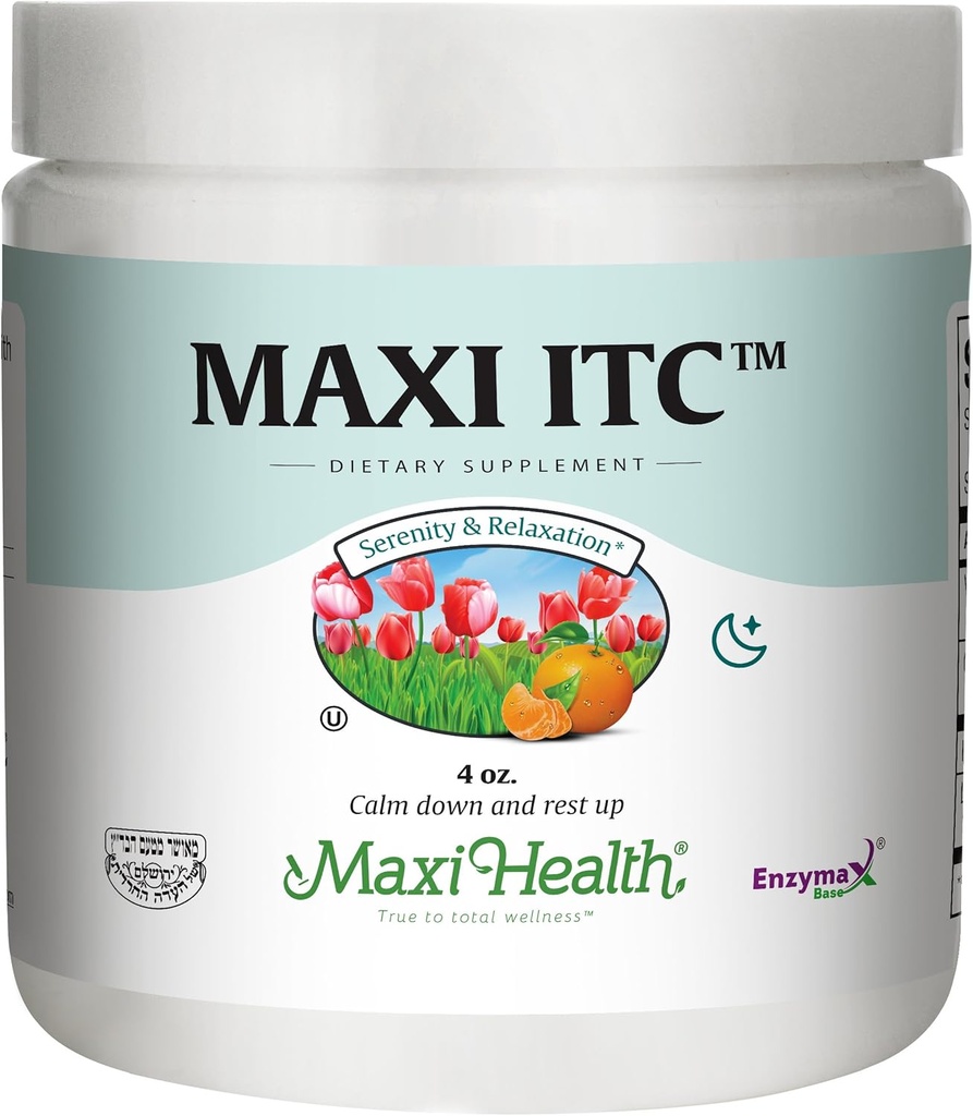 Maxi Helse ITC - Inositol - med Taurin og vitamin C - beroligende formel - 4 Ounce pulver - Kosher