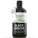 Nigella Sativa Black Seed Oil - ren kaldpresset med 2% Thymoquinon | Egyptisk Sourced ® Nutrient-Rich for total velvære, hår og hudpleie | 30 Serveringer i glassflaske