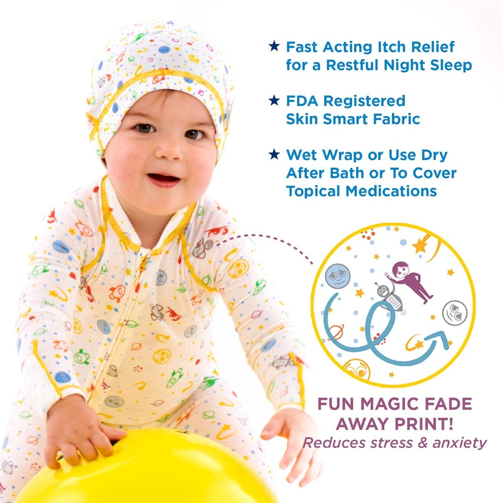 Eczema Cradle Cap Rash + kløe lindring for moderat til alvorlig Scalp Eczema & Seborreic Dermatitis søvnbehandling - Baby & Toddler