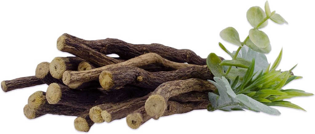 100% naturlig lakritsrot Chew Sticks, Strawberry Flavored, Økologisk, Hjelp slutte å røyke, Hvite tenner, Freshen Breath and Suppress Appetite