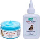Blå Smør Hot Spot Trteatment Cream 4oz for hunder og øreinfeksjon behandling drops 2oz for hunder