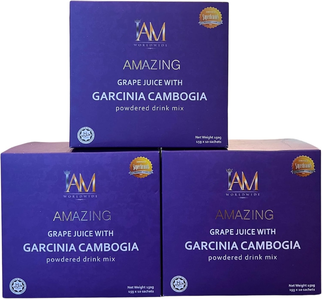 Garcinia Cambogia Fantastisk Grape Juice Drikke 3 bokser