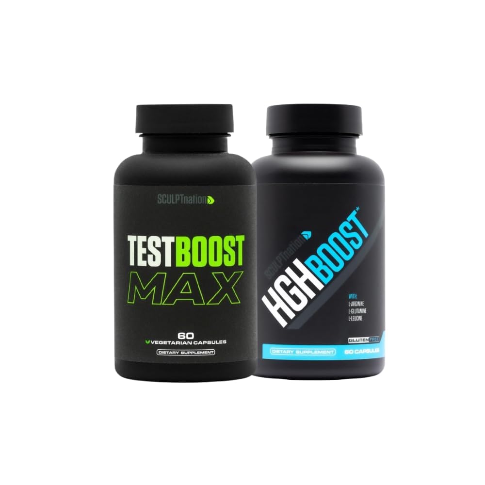 Sculpt Nation av V Shred Test Boost Max og L Arginine Bundle