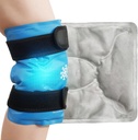 Ispakke for kne smertelindring, Reusable Gel Ice Wrap for benskader, hevelse, Knee erstatningskirurgi, kald kompressiv terapi for ledgikt, Meniscus Tear, Sportsskader