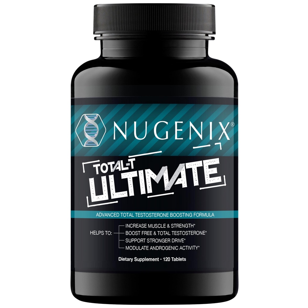 Nugenix Total-T Ultimate - Avansert gratis og total testosteron booster for menn - 120 tabletter