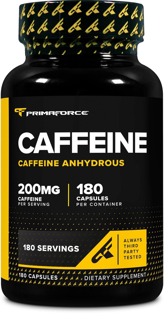 Primaforce Kaffe piller 200 mg, 180 kapsler