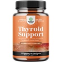 Herbal Thyroid Support Complex - Potent Kelp Iodin Supplement med L Tyrosin, Bladderwrack, Selen & Pure Ashwagandha for hormonbalanse - Mood & Energi Dietary Pills - 120 Halal Kapsler