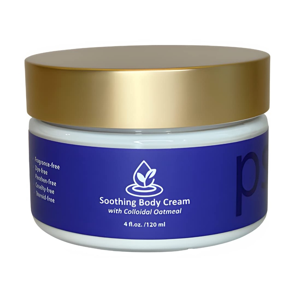 Soting Body Cream – Naturlig Psoriasis Relief Lotion for kløe, flekking og betenthet – Moisturizing behandling for tørr, irritert hud