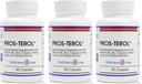 Pros-TEROL (3 flaskesett), prostate relief med 900 mg plantesteroler med pumpeskinnfrø, Stinging Nettle Root, Ginger Root, Licorice Root ekstrakter 90 kapler