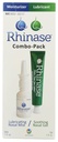 Rhinase Nasal Care Combo Pack - Nasal Gel (1 oz) & saltvannssprøyte (1 oz) for tørrhet, Allergy Relief & Nosebleed Forebygging, Aloe-free & pH Balanced