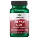 Swanson laget med økologisk tradisjonell rød yeast Rice 600 Milligrams 60 Veg Kapsler
