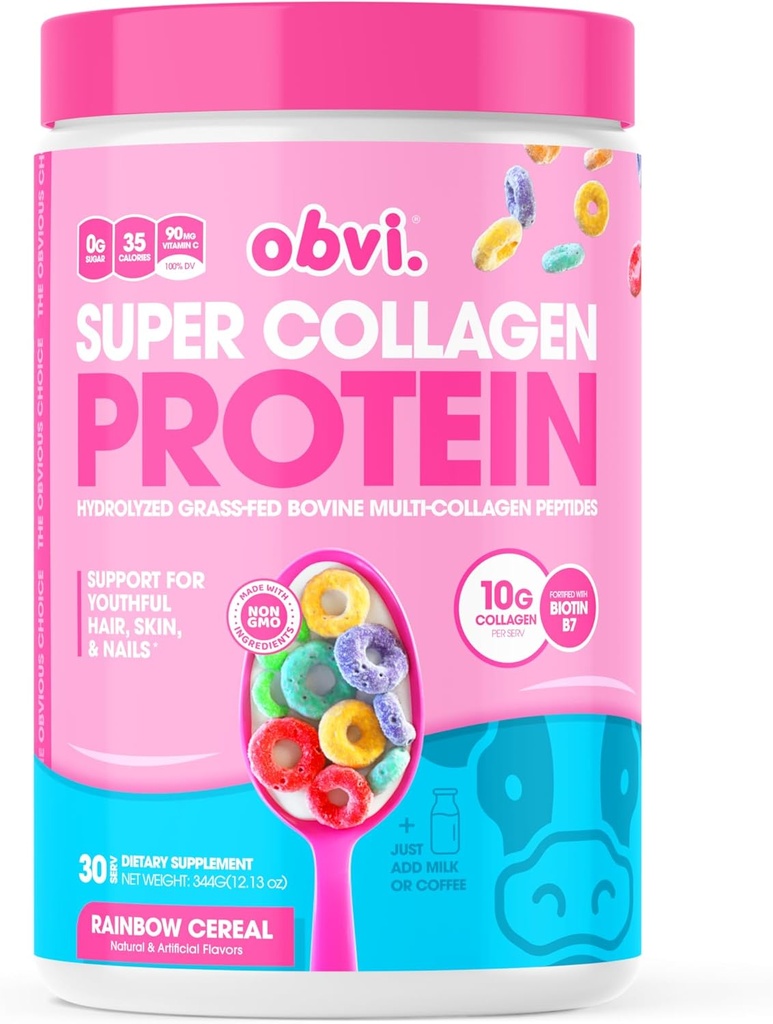 Obvi Super kollagenprotein - Rainbow Cereal