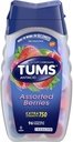 Tums Antacid/Calcium Supplement, Extra Styrke 750, Chewable Tabletter, Assorterte Berries 96 tabletter ved TUMS (Original Version)