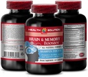 Ginkgo biloba ekstrakt blad - BRAIN OG MEMORY BOOSTER - forbedre - hjerneminne kosttilskudd - ginkgo biloba ekstrakt, hjerne kosttilskudd for minne og fokus, fokus og energi supplement 1 flaske 60 Caps