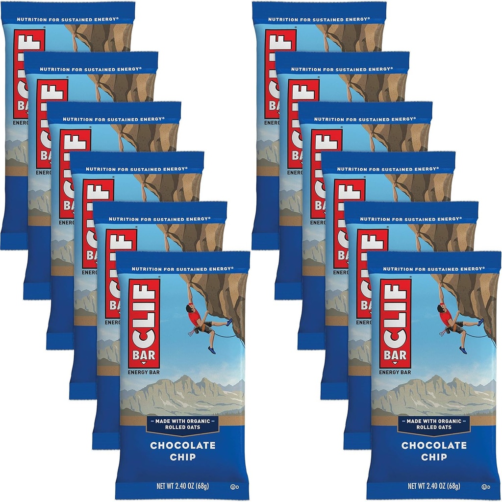 Clif Bar Kjøl Mint sjokolade 70% økologisk (12x2.4oz)
