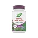 Naturens måte Horny Goat Weed Premium ekstrakt seksuell vitalitet, * Ikke-GMO, Vegansk, 60 kapsler