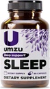 UMZU Magnesium søvnstøtte Supplementer med GABA og L-theanin, komplett kroppsavslapning og Mood Support, ikke-melatonin formel - 180 kapsler