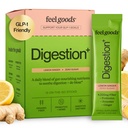 Feel Goods Gut Guardian, Organisk fiber, Probiotiske og prebiotiske pulver, sukkerfri, urter for Bloat, Gut Helse støtte, Digestiv helse for menn og kvinner, Ikke GMO, Vegansk, Lemon Ginger, 15 greve