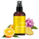 7 Mineraler, Magnesium Happy Joints Spray - Kraftig USA laget magnesiumolje blanding med essensielle oljer (Turmeric, Ginger og Orange) - Gratis Ebook Inkludert (4 fl oz)