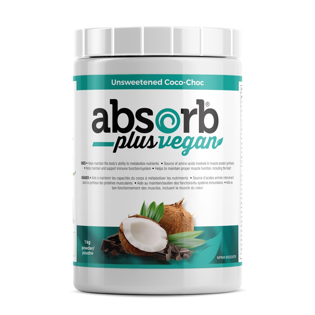 Vegan Isolate Protein - Gut Helse, ernæringsmessig støtte, naturlige ingredienser, ikke-GMO, Glutenfri, Organisk Sprouted Rice Protein (2,2 lbs, usweeted Coco-Choc)