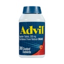 Advil Pain Relief and Fever Reduser, smertestillende medisin med Ibuprofen 200 mg for hodepine, ryggsmerter, menstruell smerte og ledd smertelindring - 300 belagte tabletter