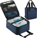 Beautyflier Nese Renere Oppbevaringsveske, Reisesikkerhetsdeksel for Navage Nasal Irrigation System, Countertop Caddy Portable Neti Pot bærende veske, beskyttende nese renere veske med håndtaksstropp (Bag Only)